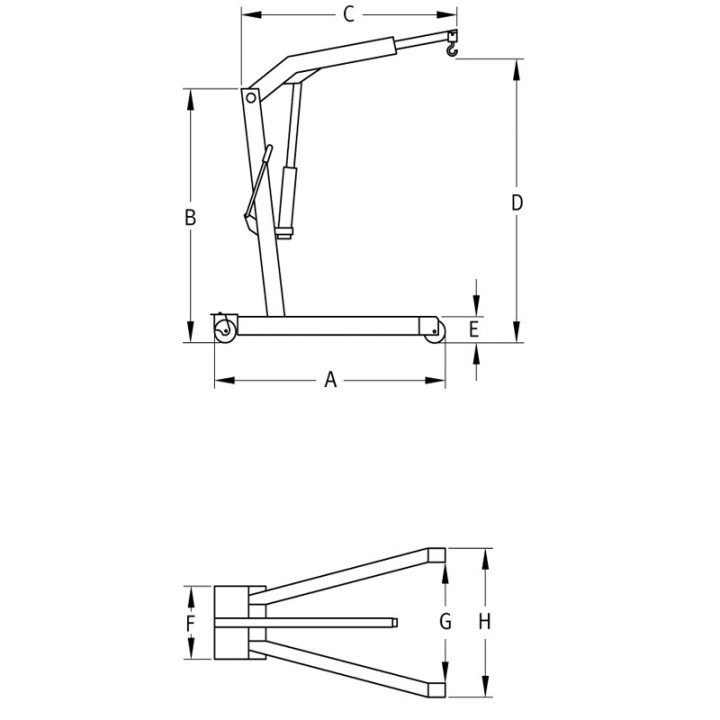 Grue pliante CE-SC10