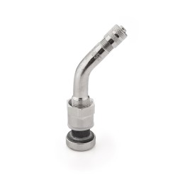 Valve de roue long. 70 mm - coudée à 45°