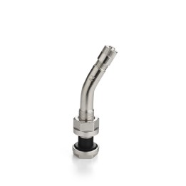 Valve de roue long. 70 mm - coudée à 27°