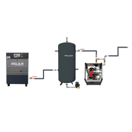 Pack compresseur à vis 15cv PACK CE-B15-10