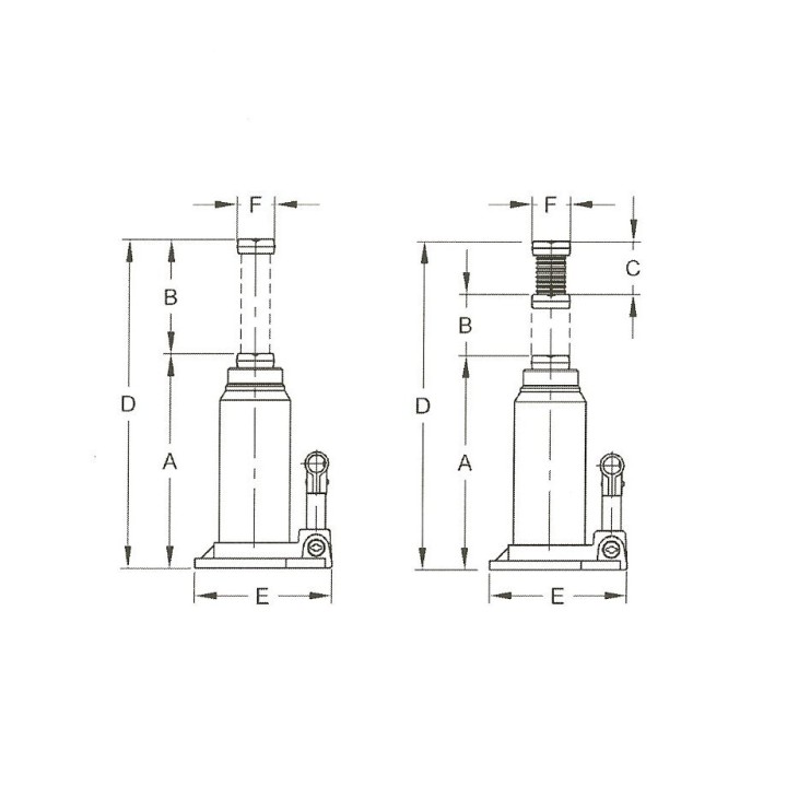 Cric bouteille CBJ15