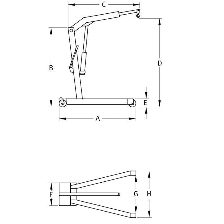 Grue d'atelier CC10