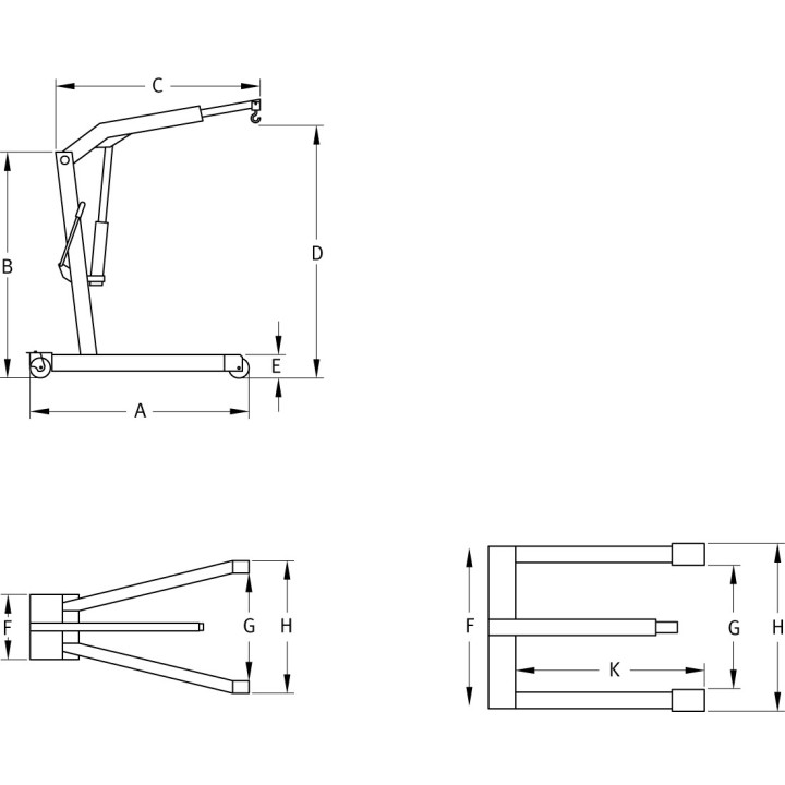Grue d'atelier CC15P