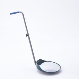 Miroir de visite Ø 30cm avec poignée sur canne 1,20m