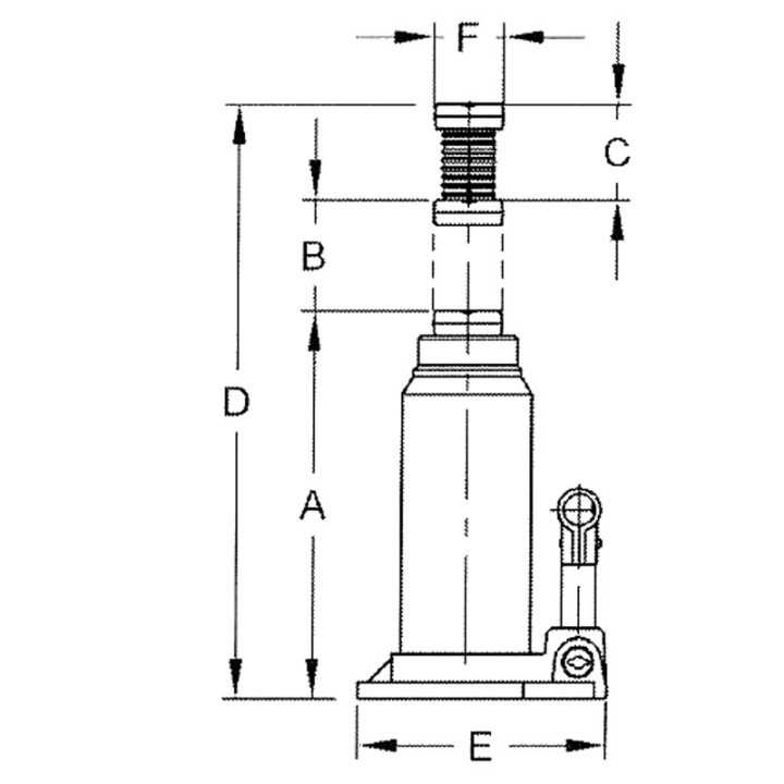 Cric bouteille CBJ-T 10
